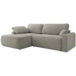 Narożnik CUBO L - strona lewa - jasnoszary, struktura