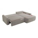 Narożnik CUBO L - strona lewa - jasnoszary, struktura