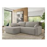 Narożnik CUBO L - strona lewa - jasnoszary, struktura