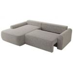 Narożnik CUBO L - strona lewa - jasnoszary, struktura