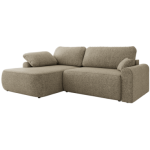 Narożnik CUBO L - strona lewa - ciemnobeżowy, struktura