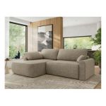 Narożnik CUBO L - strona lewa - ciemnobeżowy, struktura