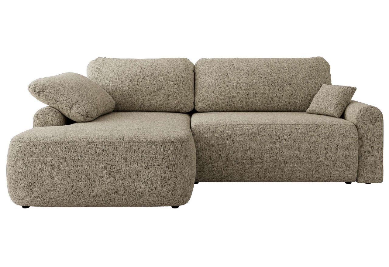 Narożnik CUBO L - strona lewa - ciemnobeżowy, struktura