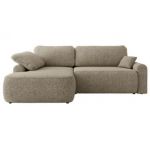 Narożnik CUBO L - strona lewa - ciemnobeżowy, struktura