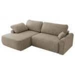 Narożnik CUBO L - strona lewa - ciemnobeżowy, struktura