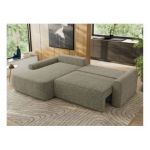 Narożnik CUBO L - strona lewa - szary, struktura