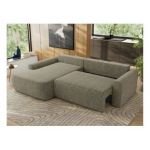 Narożnik CUBO L - strona lewa - szary, struktura