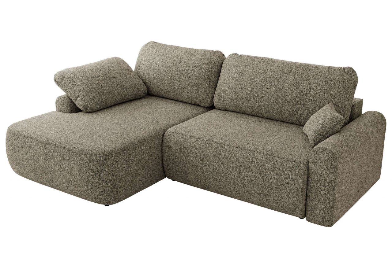 Narożnik CUBO L - strona lewa - szary, struktura