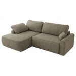 Narożnik CUBO L - strona lewa - szary, struktura