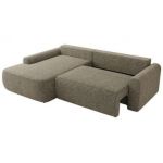 Narożnik CUBO L - strona lewa - szary, struktura