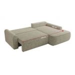 Narożnik CUBO L - strona lewa - beżowy, struktura