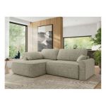 Narożnik CUBO L - strona lewa - beżowy, struktura