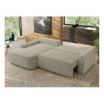 Narożnik CUBO L - strona lewa - beżowy, struktura