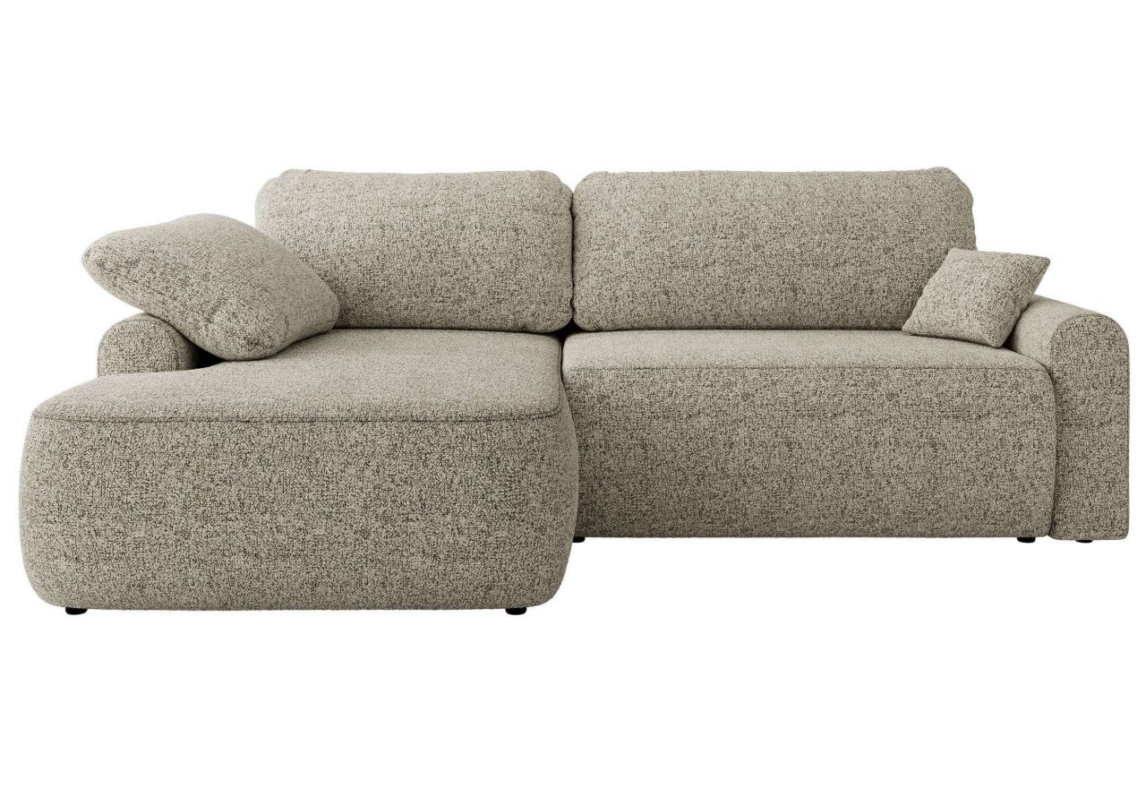 Narożnik CUBO L - strona lewa - beżowy, struktura