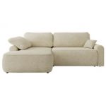 Narożnik CUBO L - strona lewa - kremowy, struktura