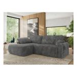 Narożnik CUBO L - strona lewa - szary, sztruks