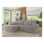 Narożnik CUBO L - strona lewa - jasnoszary, sztruks