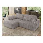 Narożnik CUBO L - strona lewa - jasnoszary, sztruks