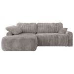 Narożnik CUBO L - strona lewa - jasnoszary, sztruks