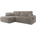 Narożnik CUBO L - strona lewa - jasnobrązowy, sztruks