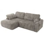 Narożnik CUBO L - strona lewa - jasnobrązowy, sztruks