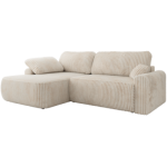 Narożnik CUBO L - strona lewa - beżowy, sztruks