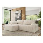 Narożnik CUBO L - strona lewa - beżowy, sztruks