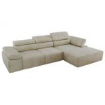 Narożnik z elektrycznym sterowaniem RILASSO L - Monolith 02 - beżowy - OUTLET