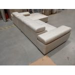 Narożnik z elektrycznym sterowaniem RILASSO L - Monolith 02 - beżowy - OUTLET