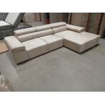 Narożnik z elektrycznym sterowaniem RILASSO L - Monolith 02 - beżowy - OUTLET