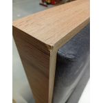 Łóżko kontynentalne VENETO KING 200x200 - Monolith 92 - ciemny szary - OUTLETU