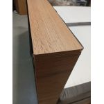 Łóżko kontynentalne VENETO KING 200x200 - Monolith 92 - ciemny szary - OUTLETU