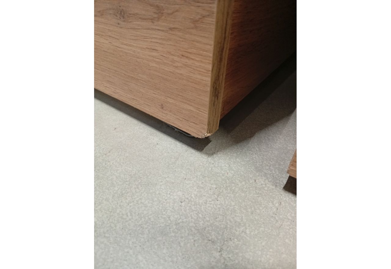 Łóżko kontynentalne VENETO KING 200x200 - Monolith 92 - ciemny szary - OUTLETU