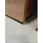 Łóżko kontynentalne VENETO KING 200x200 - Monolith 92 - ciemny szary - OUTLETU