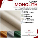 Łóżko kontynentalne PREMIUM 11 200x200 - Monolith 77 - niebieski - OUTLETU
