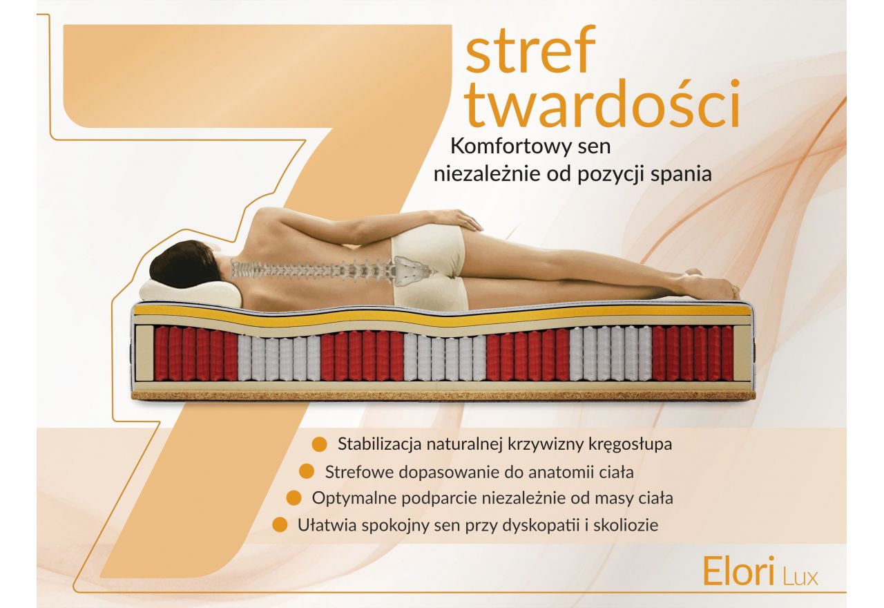 Łóżko tapicerowane EMORA CLASSIC DUO 200x200 - materac multipocket - jasnoszary, welwet