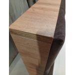 Łóżko kontynentalne VENETO KING 140x200 - Monolith 15 - brązowy - OUTLETU