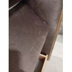 Łóżko kontynentalne VENETO KING 140x200 - Monolith 15 - brązowy - OUTLETU