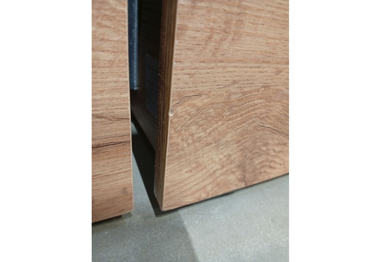 Łóżko kontynentalne VENETO KING 140x200 - Monolith 15 - brązowy - OUTLETU