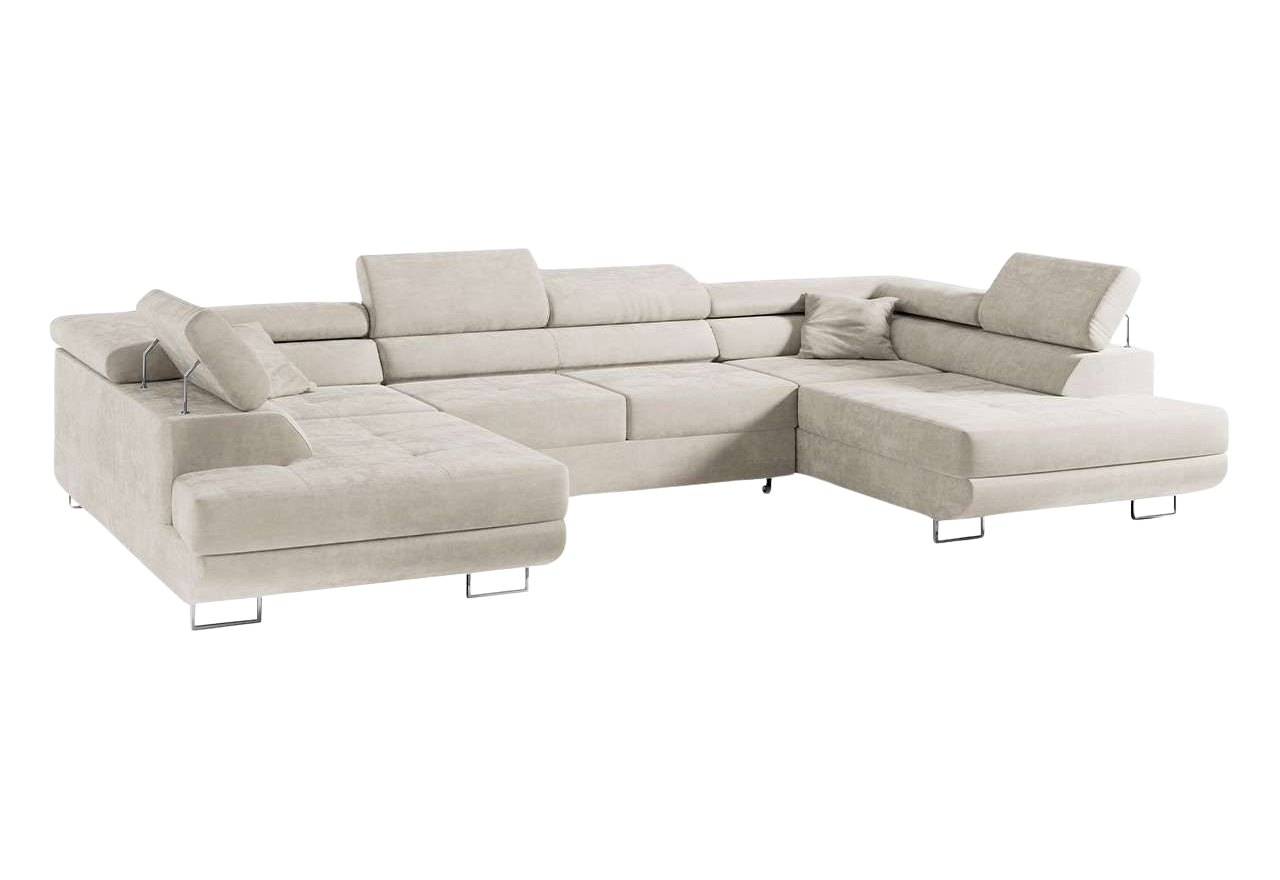 Narożnik GUSTAW U - Monolith 02 - beżowy - OUTLET