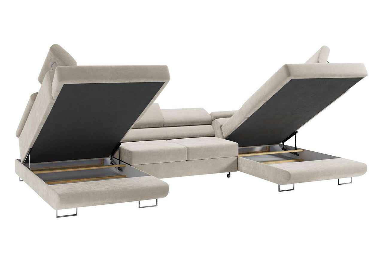 Narożnik GUSTAW U - Monolith 02 - beżowy - OUTLET