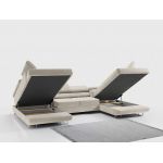 Narożnik GUSTAW U - Monolith 02 - beżowy - OUTLET