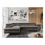 Narożnik PETER L - Monolith 92 - ciemny szary - OUTLETU