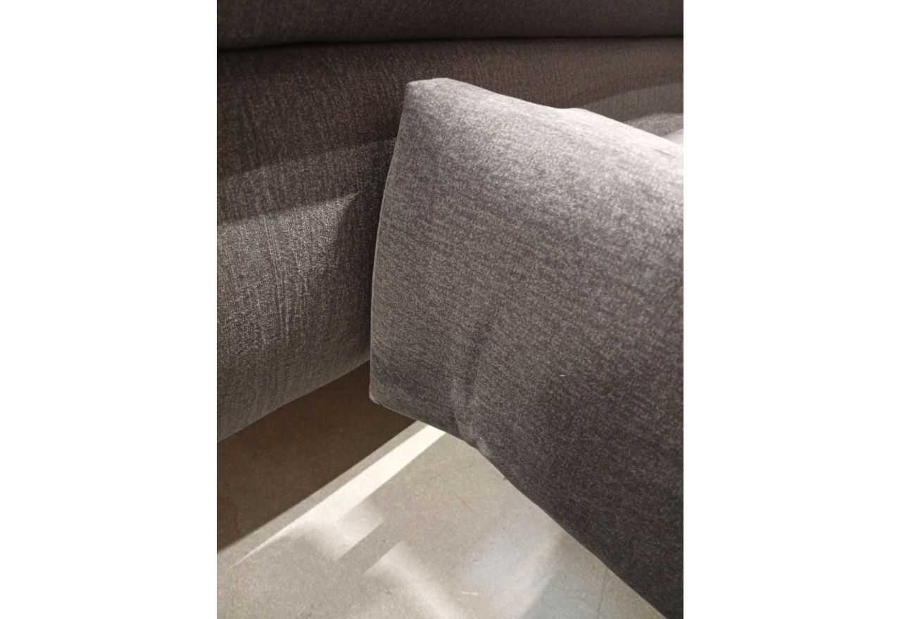 Narożnik PETER L - Monolith 92 - ciemny szary - OUTLETU