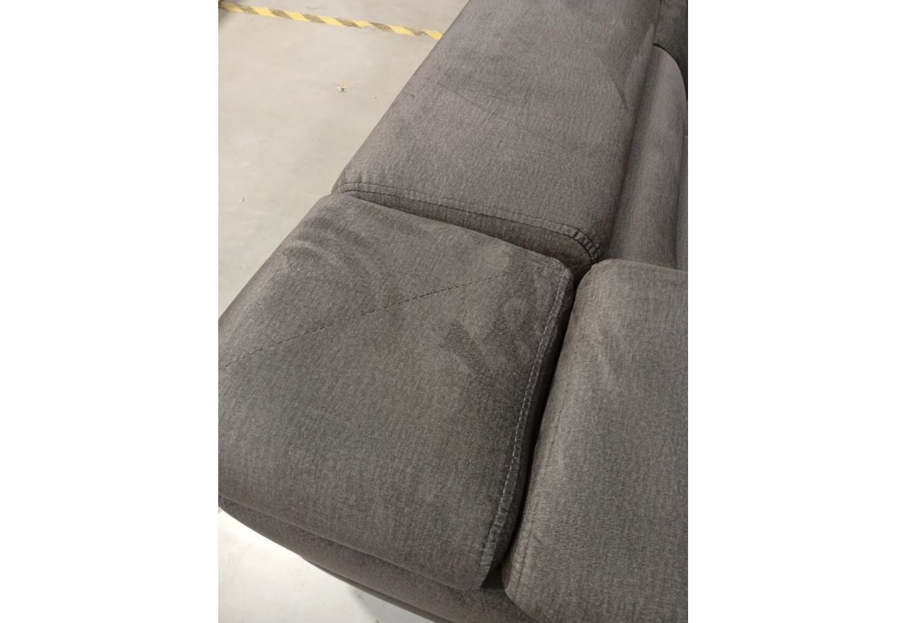 Narożnik PETER L - Monolith 92 - ciemny szary - OUTLETU