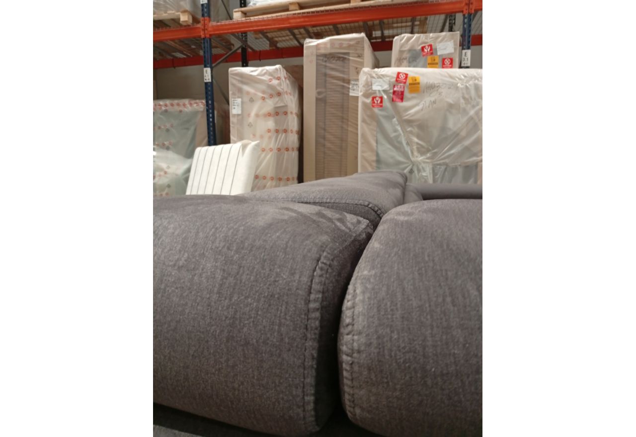 Narożnik PETER L - Monolith 92 - ciemny szary - OUTLETU