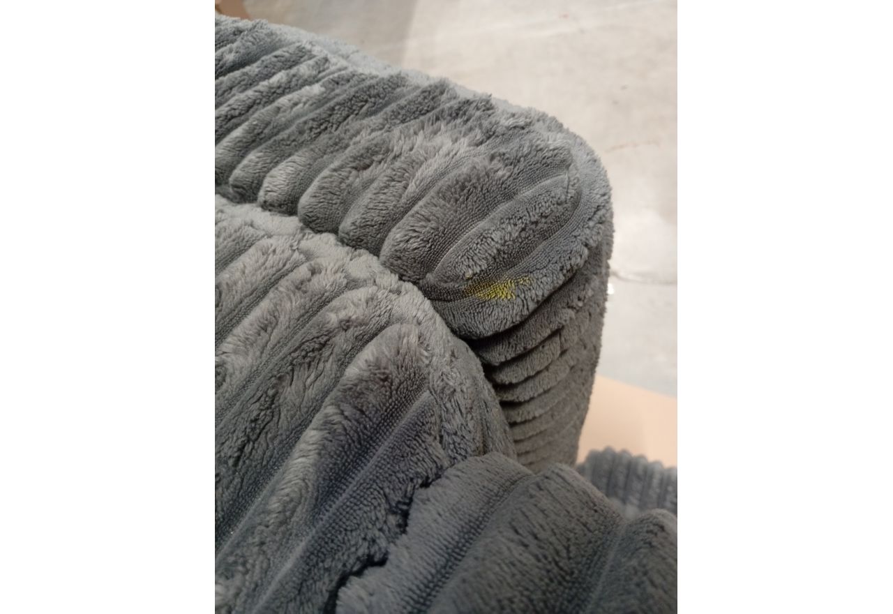 Narożnik PETER L - Tilia 90 - szary - OUTLETU