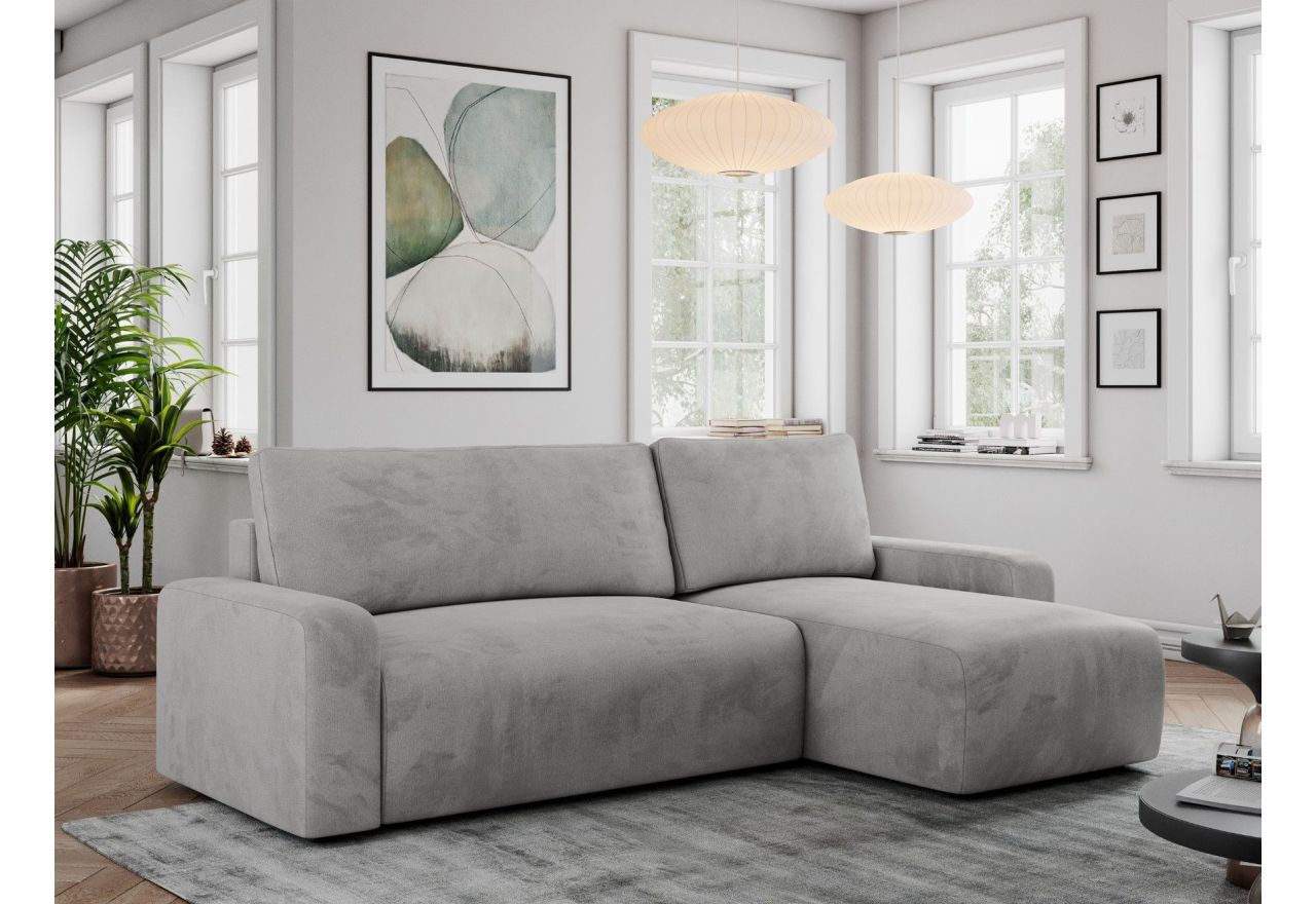 Narożnik ARGOS L - Monolith 84 - jasny szary - OUTLET