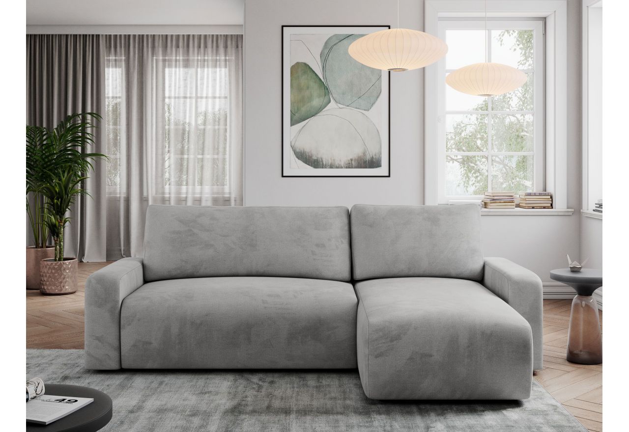 Narożnik ARGOS L - Monolith 84 - jasny szary - OUTLET