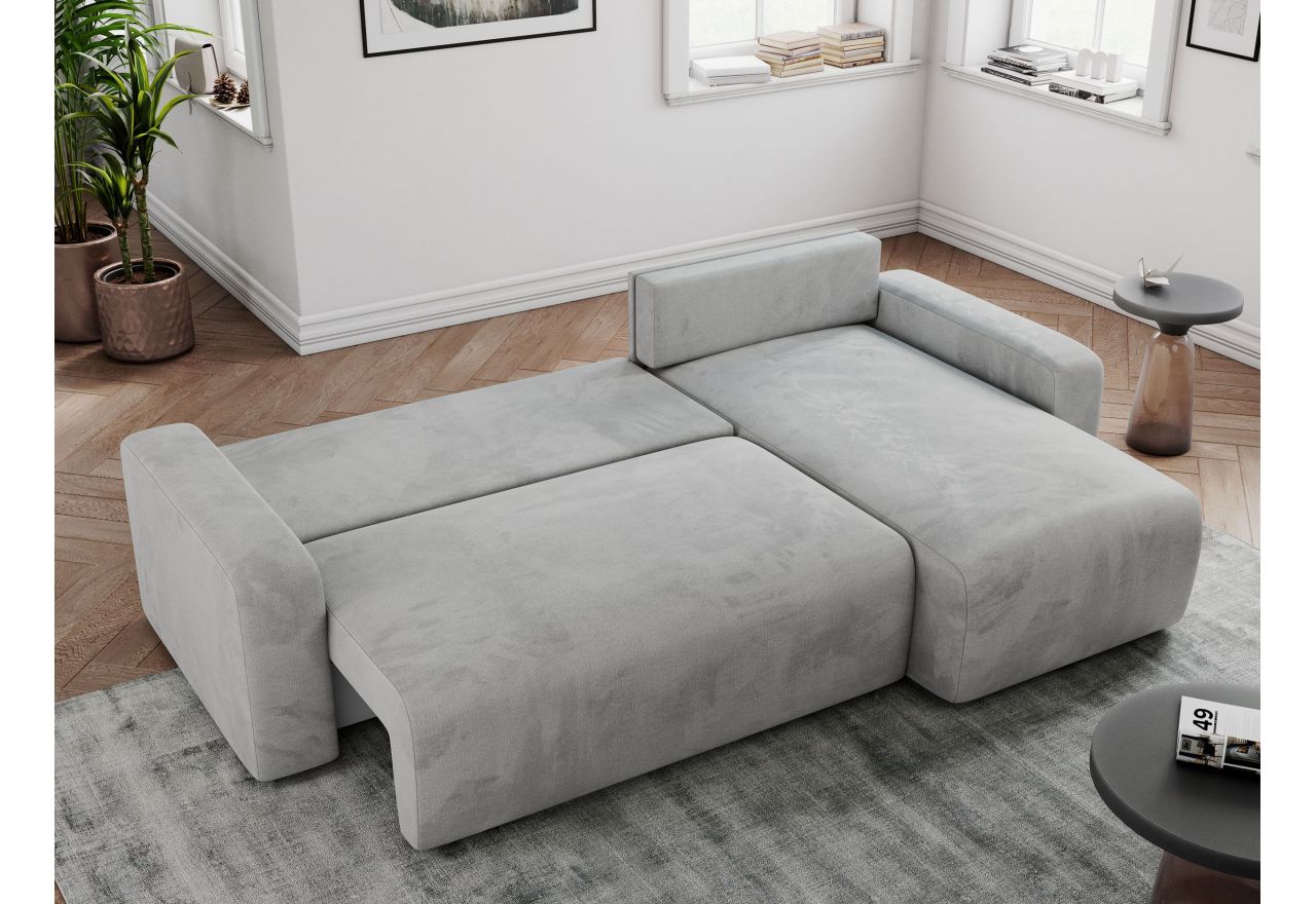 Narożnik ARGOS L - Monolith 84 - jasny szary - OUTLET